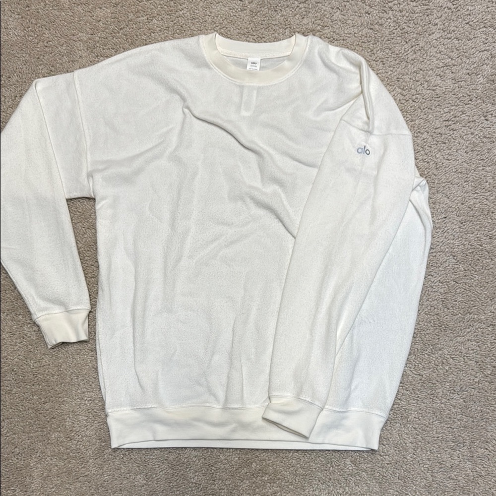 ALO Yoga Men's Cream Sweater